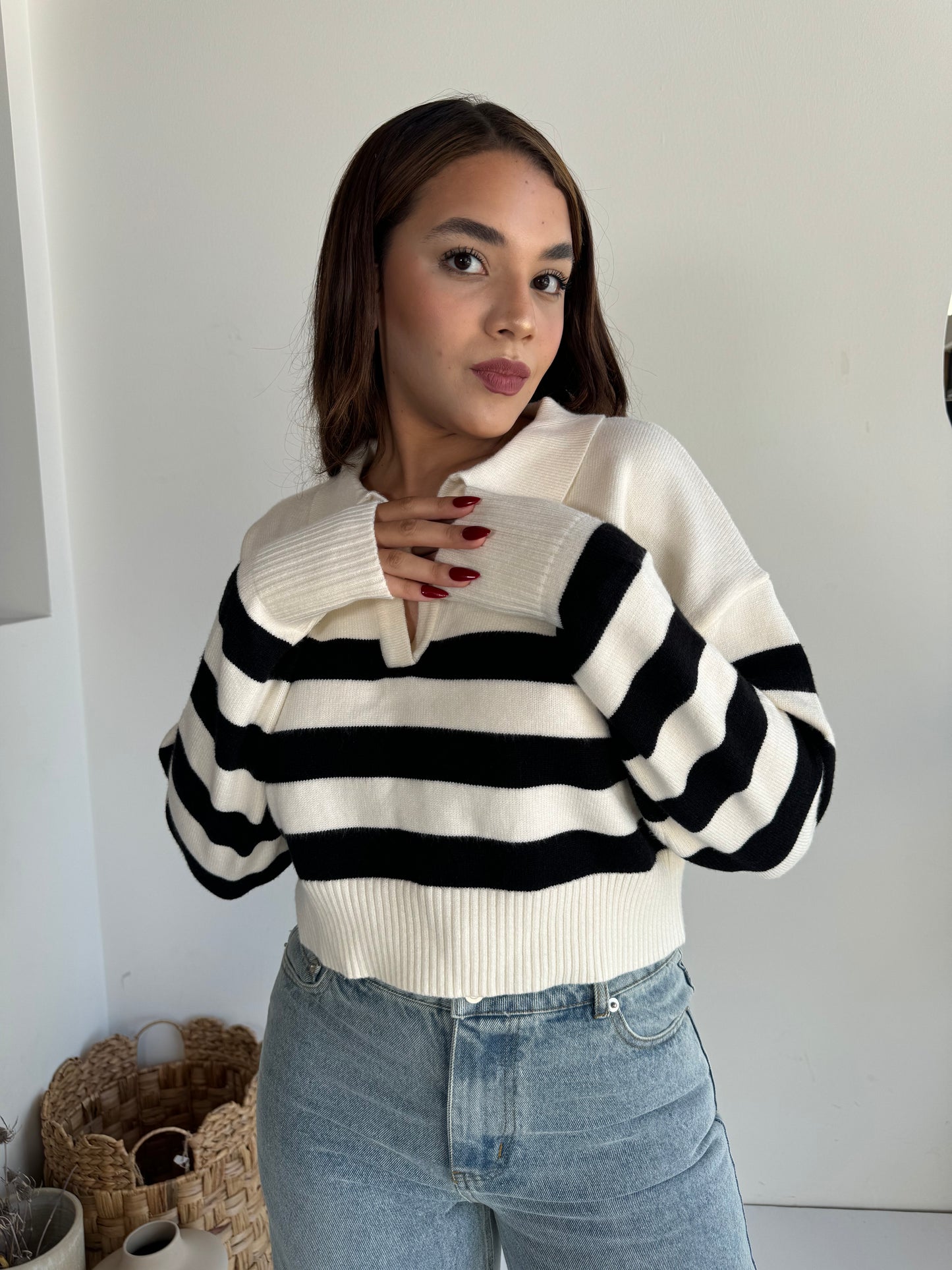 Zoe Polo Sweater