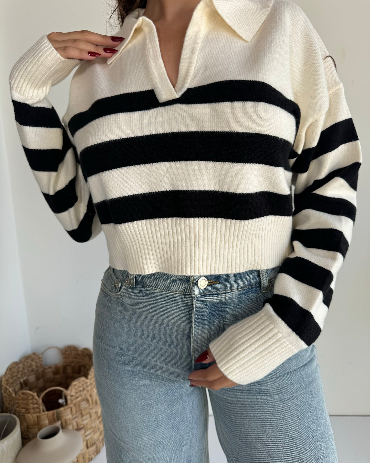 Zoe Polo Sweater