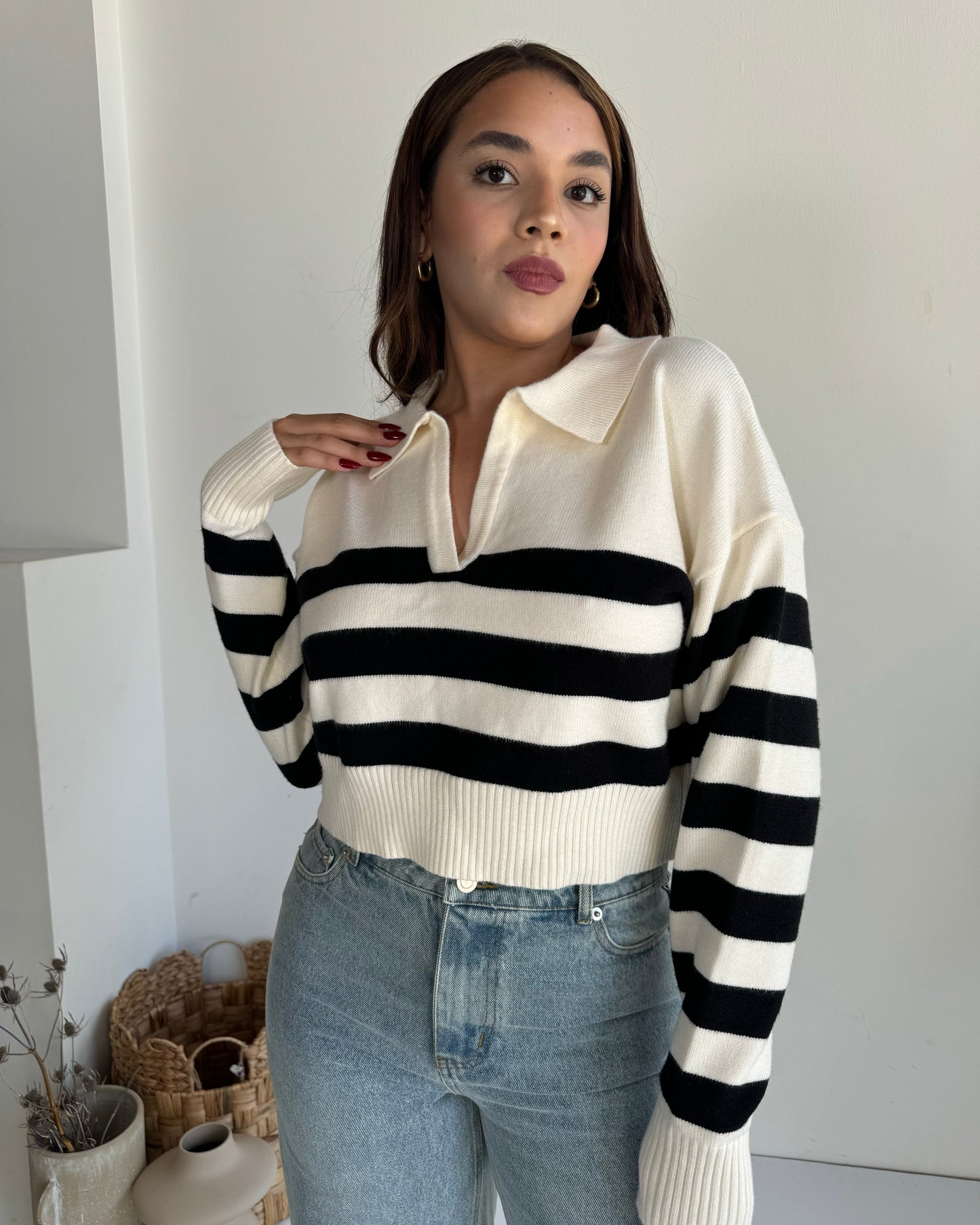 Zoe Polo Sweater