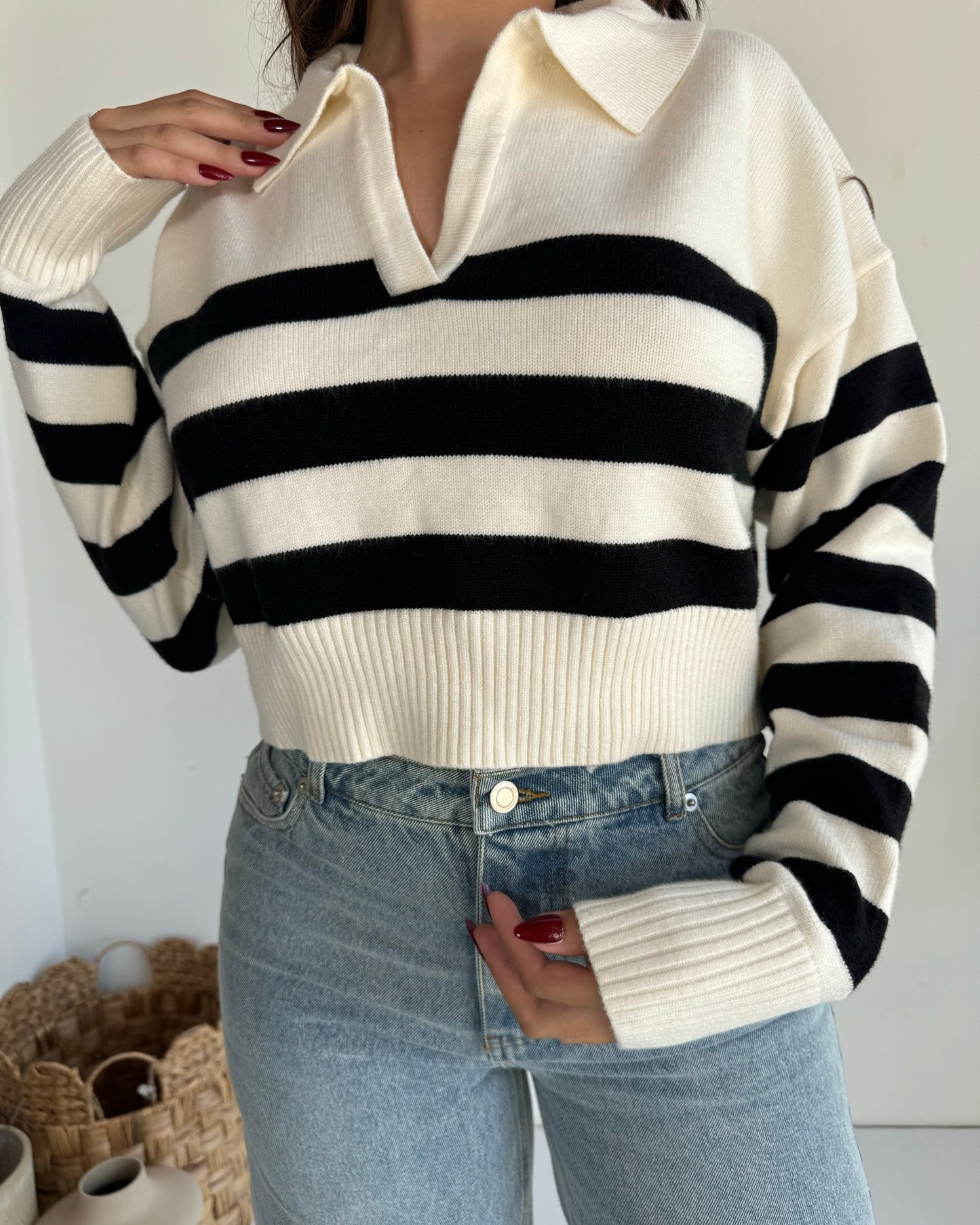 Zoe Polo Sweater