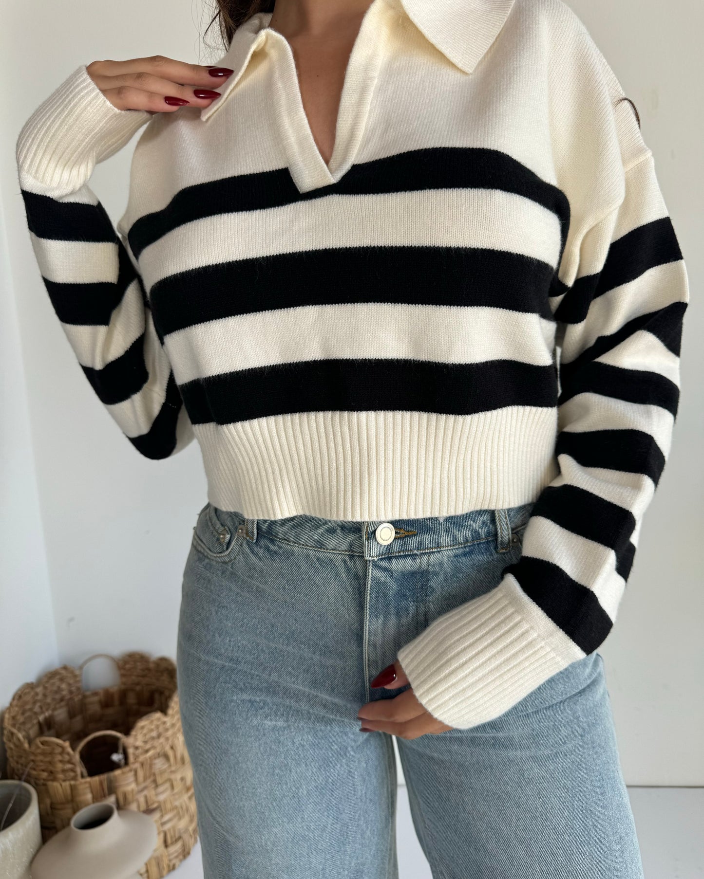 Zoe Polo Sweater
